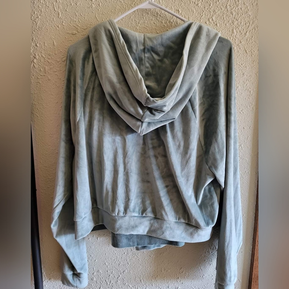 Victoria Secret Mint Green Velour Two Piece Set